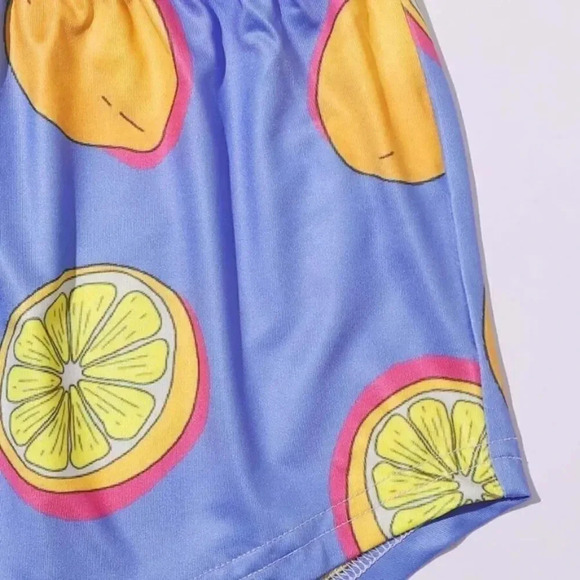 NEW! “Easy Peasy Lemon Squeezy” Cropped PJ Set 🍋 - Picture 8 of 10